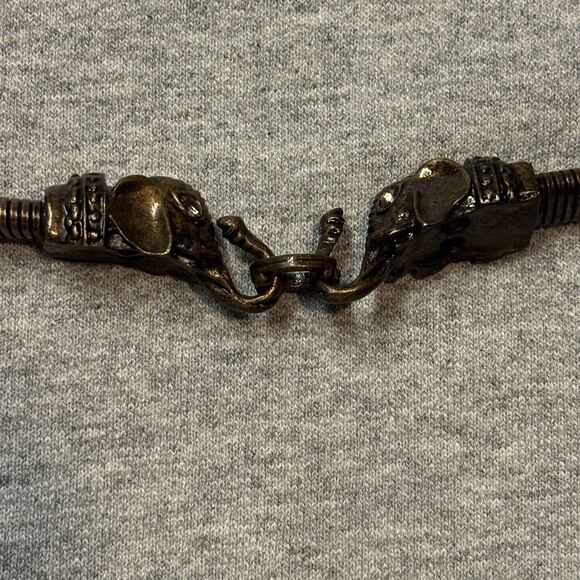 Vintage 1970s Bergere Elephant Gaspipe Belt main image 9